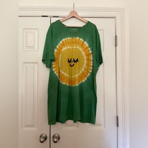 Big Bud Press sun baby green tie dye cotton tee 6XL